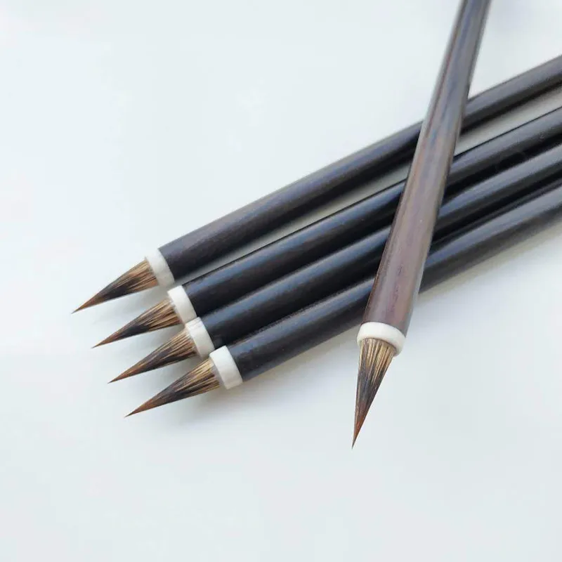 Calligraphy Brush Chinese Painting Marking Brush Pen Stone Badger Hair Regular Script Writing Brush Rabbit Hair Huzhou Ink Brush