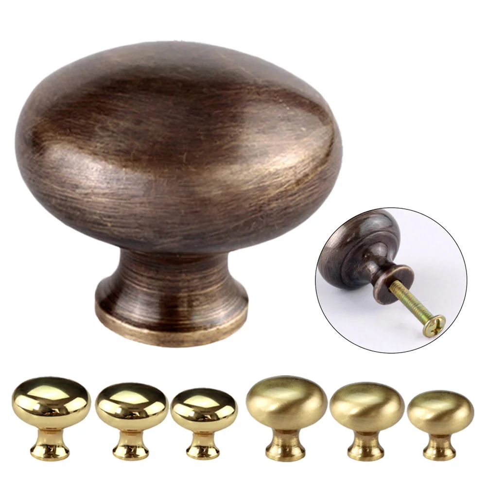 Качественная однотонная медная ручка ящика в европейском стиле для домашнего