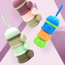Портативный кольцевой детский контейнер для молока съемный Newbon формула коробка для сухого молока три коробки решетки закуски конфеты предметы снабжения коробка