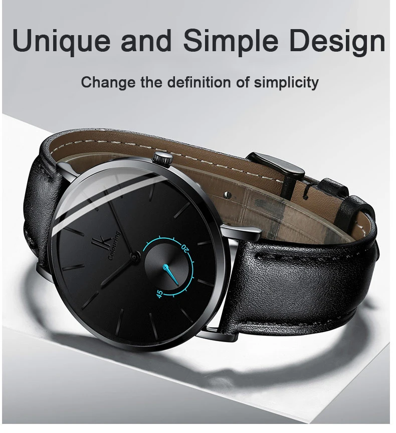 IK coloring часы для мужчин лучший бренд класса люкс кварцевые мужские s часы ультра-тонкие наручные часы Relogio Masculino подарки