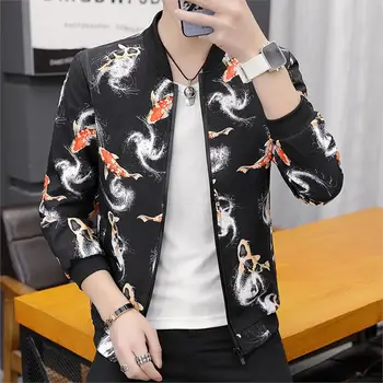 

Men Blazer Hombre Size 6xl Stage Cloth For Dj Singer Chaqueta Hombre 2019 Autumn Fashion Print Slim Fit Blazer Masculino