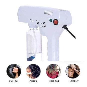 

Hair Spray Nano Mister Hair Steamer Hair Coloring Nano Steam Gun Hair Care Spa Humidifier 260ML Tank Nano Mixed Vapor fog Tool