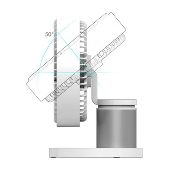 

Desktop Fan USB Charging Desktop Electric Fan Mute Shaking Head Fan