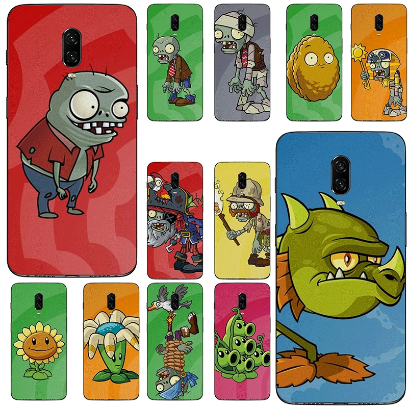 Mobile Cell Phone Case TPU for OnePlus 5 5T 6 6T 7 Pro Cover Plants vs. Zombies | Мобильные телефоны и аксессуары