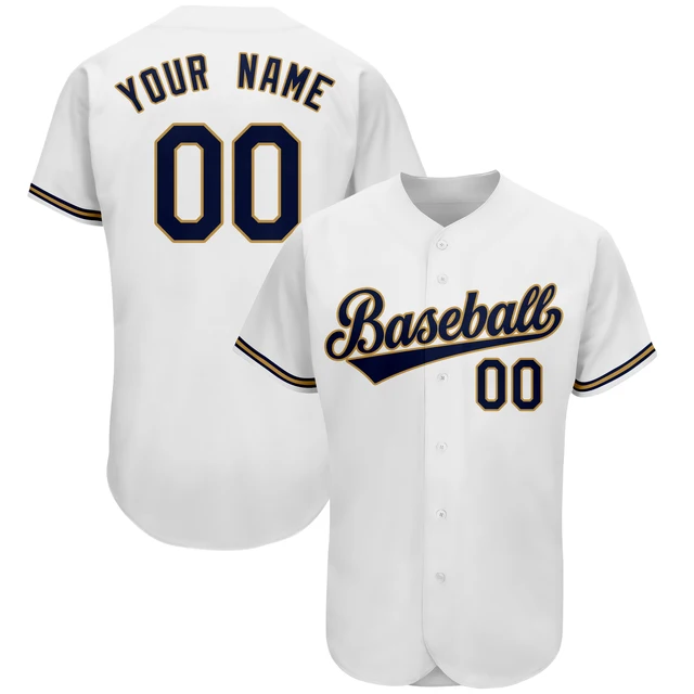 Personalized Custom Baseball Jerseys Shirt Print Team Name/Number Softball Jersey Club League Game Training Uniform for Men/Kids B3-01-01-323 As Pic