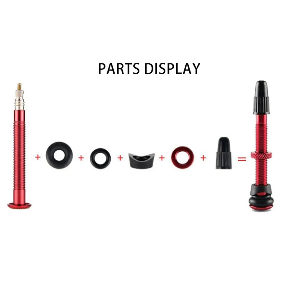 Bicycle vacuum tire nozzle bike vacuum wheel nozzle tubeless vacuum extension nozzle aluminum alloy nozzle 20O17 (2)