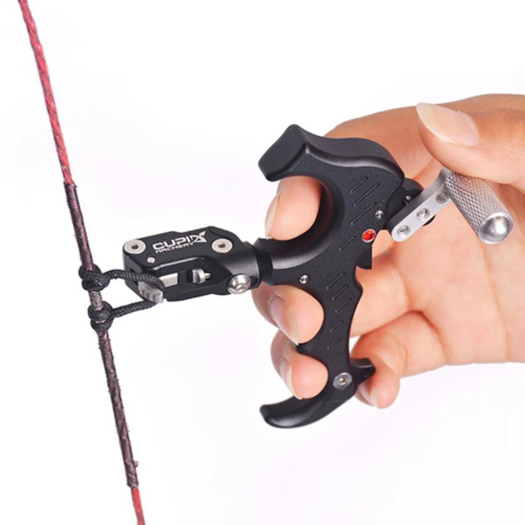 4 Thumb Release Trigger Aid W/Lanyard Compound Bow Shooting Archery Accessories 