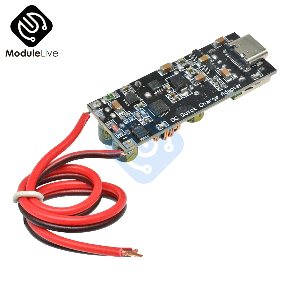 QC4.0 QC3.0 адаптер быстрой зарядки для мобильного телефона usb type-C 6-35 V понижающий импульсный регулятор Модуль платы для huawei SCP/FCP Apple PD