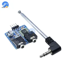 TEA5767 FM Stereo Radio Modul 76-108MHZ Mit Antenne Reverse Polarität Schutz Diode Filterung Sensor Retro Radio DIY modul