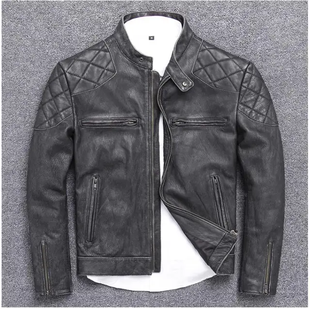 Leather coat outlet Clearance