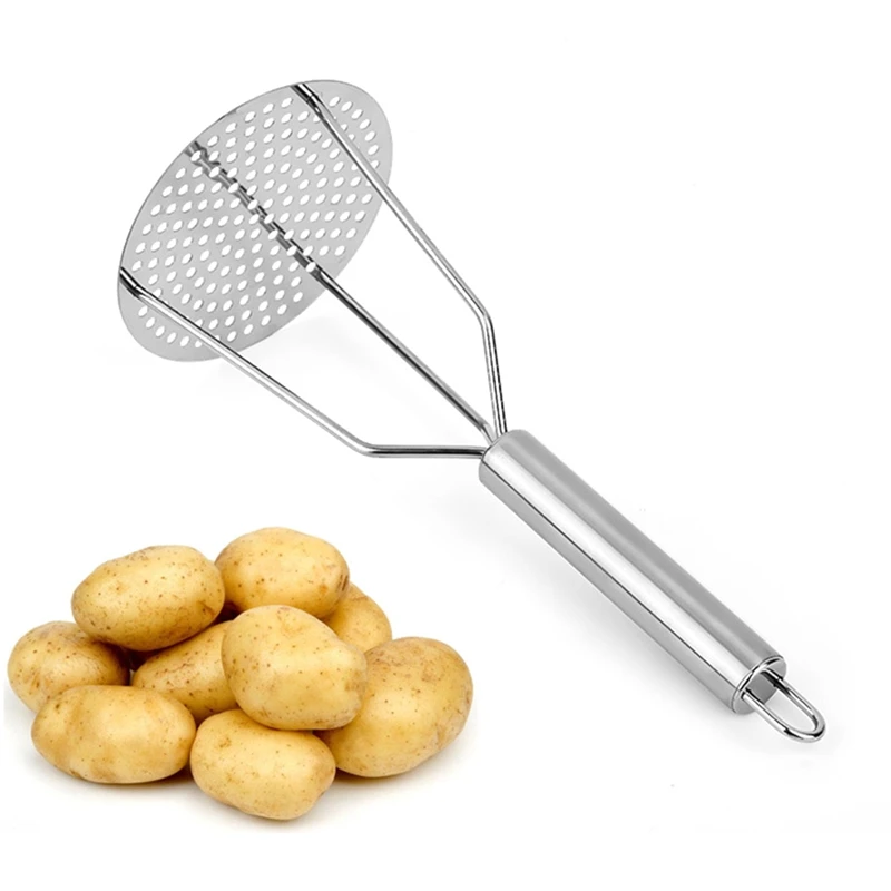 

2020 Stainless Steel Potato Masher Ricer Puree Garlic Presser Vegetable Fruit Press Maker Gadget Kitchen Accessories