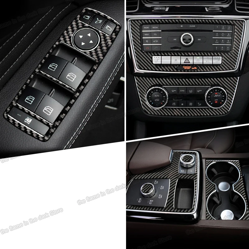 Lsrtw2017 Carbon Fiber Abs Car Central Control Accessoried for Mercedes Benz GLE GLS GL ML 320 400 450 GL350 Ml320 300 | Автомобили и