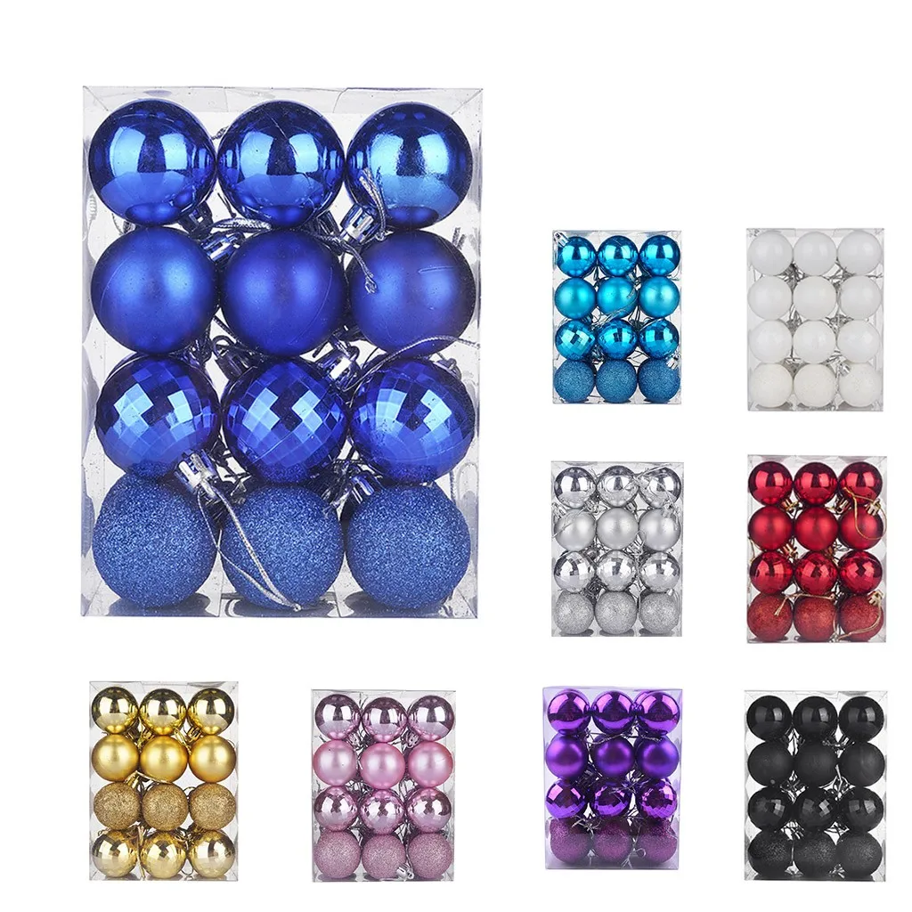 40mm Christmas Tree Decorations Balls Bauble Hanging Balls Christmas