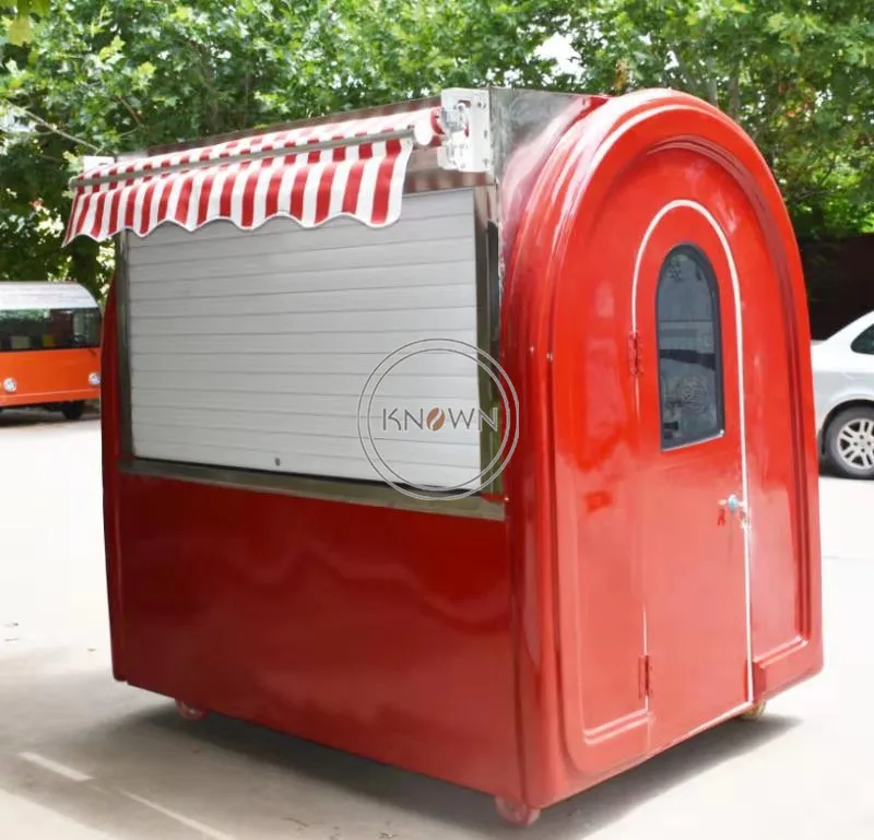 Новый дизайн 220 см длинная тележка для продуктов прицеп-вагон для продажи Еды Тележка фургон для еды прицеп для продажи