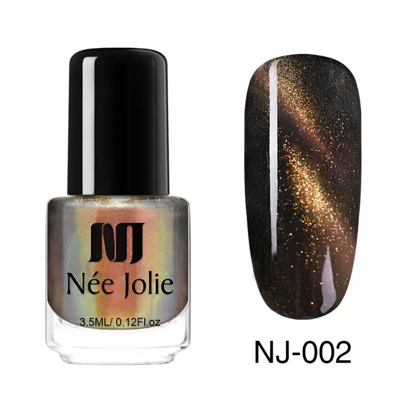 NEE JOLIE 7,5 мл температурный меняющий цвет термальный лак для ногтей блестящий эффект Быстросохнущий лак для ногтей градиентный лак для ногтей - Цвет: chamelon NJ-002