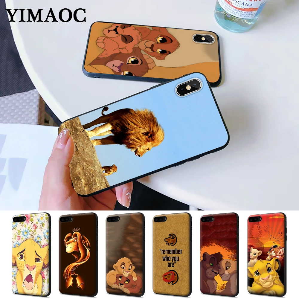 

Lion King Hakuna Matata Silicone Case for iPhone 5 5S 6 6S Plus 7 8 X XS Max XR