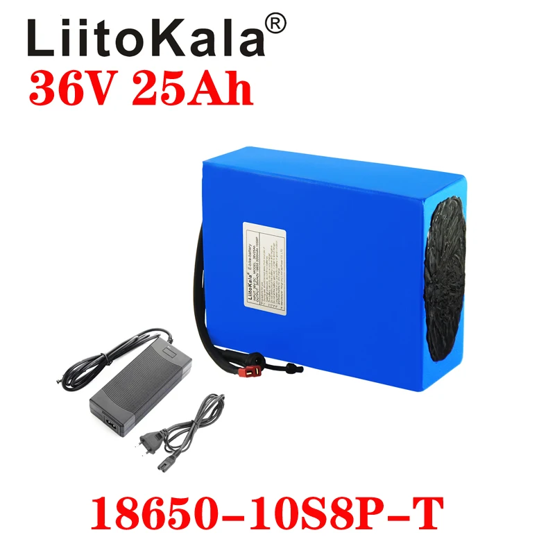 US $142.60 Liitokala 36v Battery 25ah Ebike Battery 20a Bms 36v 25ah 18650 10s8p Lithium Battery Pack For Electric Bike Electric Scooter