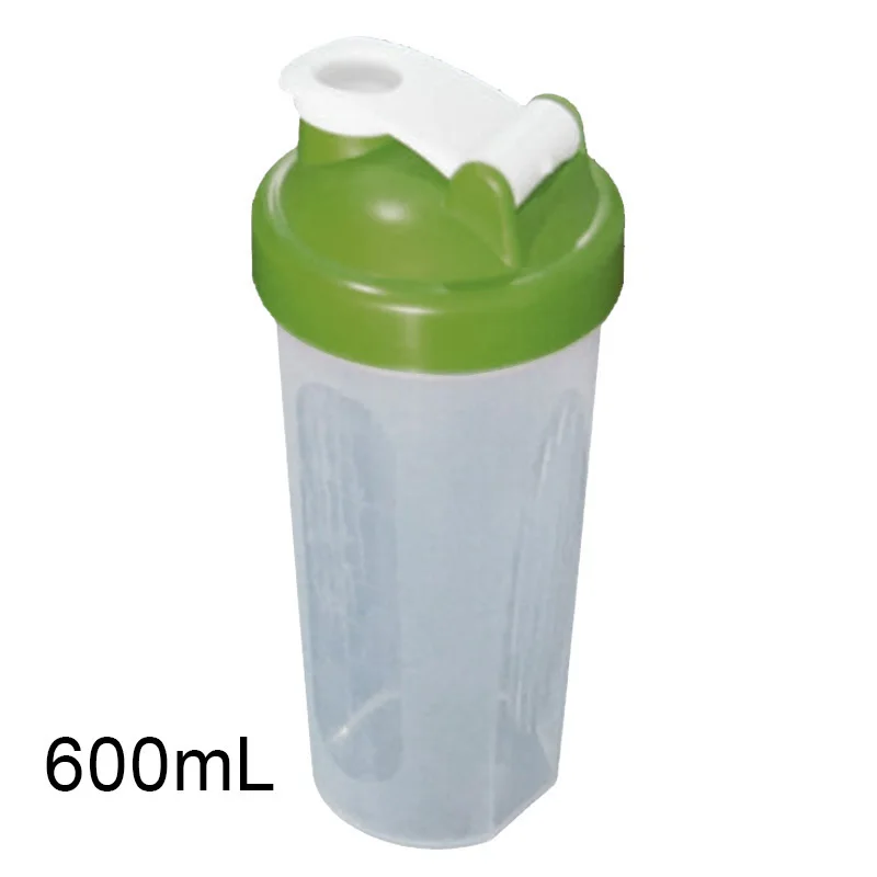 Недавно 400/600ml протеин порошок чаша для смешивания запаянный герметичный встряхните бутылку с перемешивающий шарик BFE88 - Цвет: 600mL