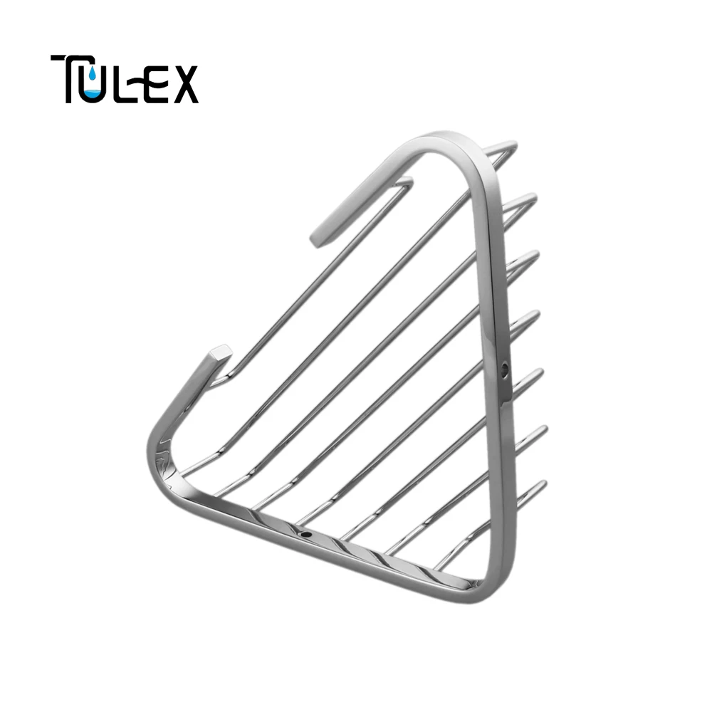 TULEX полки для ванной комнаты душевая Корзина настенный угловой Стеллаж корзина для хранения из нержавеющей стали зеркальная полировка