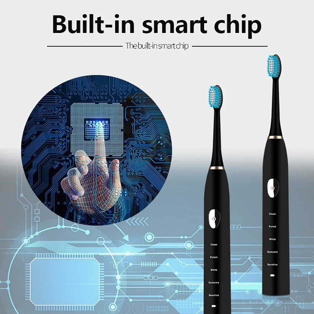 Sonic Electric Toothbrush USB Charge Rechargeable Toothbrush Electric