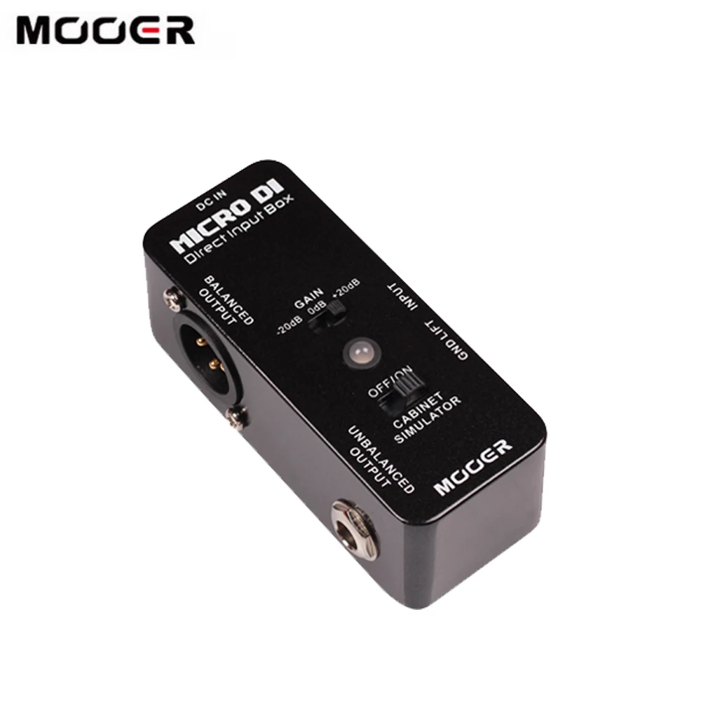 MOOER MICRO DI кабинет симулятор гитарная педаль коробка гитарный эффект
