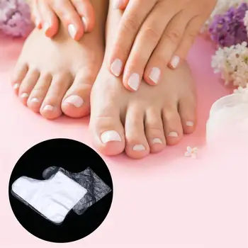 

200pcs Disposable Transparent Foot Covers Plastic Booties Foot Therapy Bags for Women Men