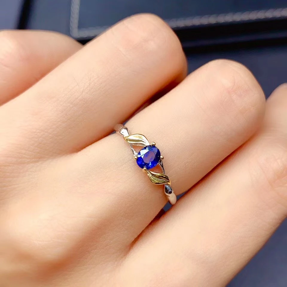 人気ブランド Sterling 925 Silver Tiara Sapphire Blue Genuine Natural Faceted Heart ネックレス ペンダント