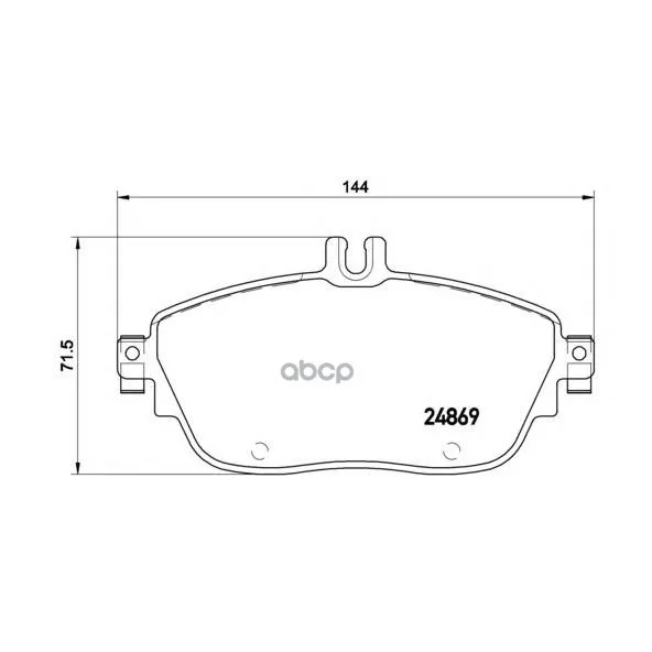Колодки Тормозные Brembo P50093 Brembo арт. P50093