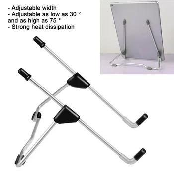 

Universal Folding Laptop Fast Heat-dissipation Desktop Stand Holder Adjustable Bracket Compatible for Laptop Stand Accessory
