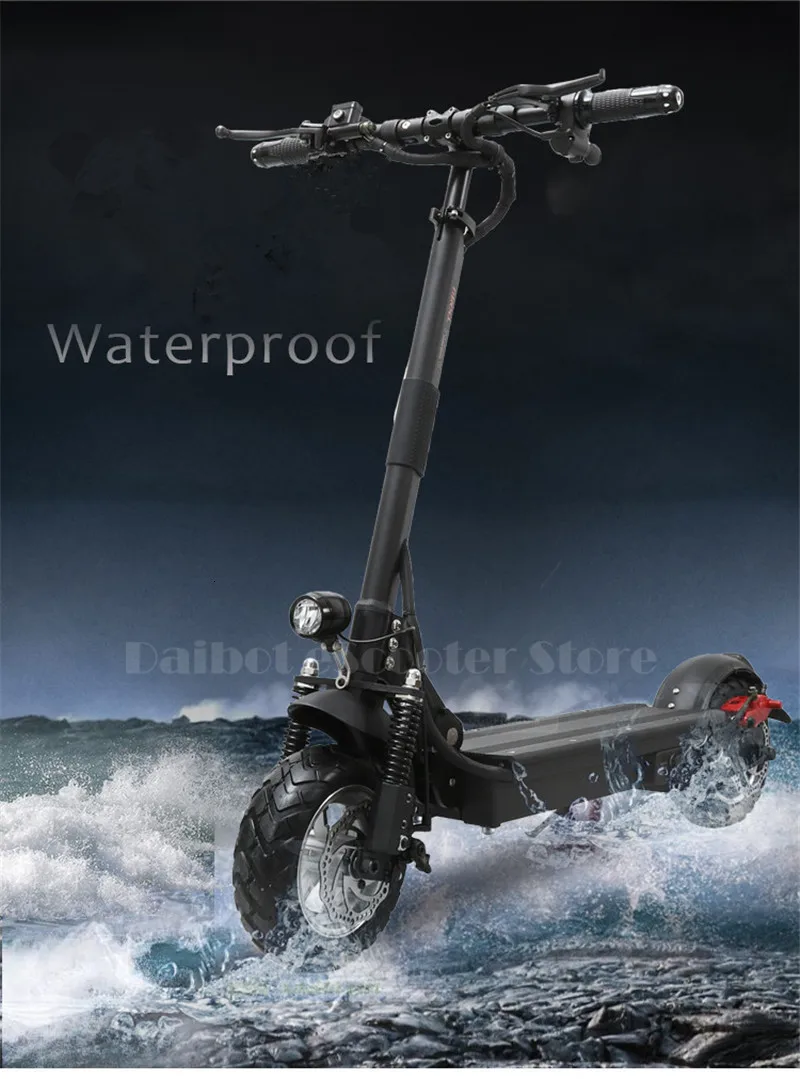 10 Inch Electric Skateboard Scooter Two Wheels Electric Scooters Off Road 52V 1000W Powerful Electric Scooter Seat For Adult (17)