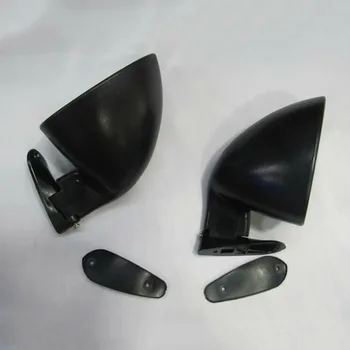 

Pair Black Universal Classic Style Car Door Wing Side View Mirror Left+Right Set
