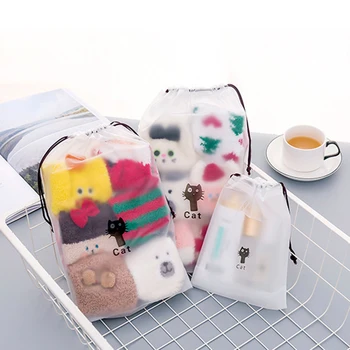 

Waterproof Cartoon Drawstring Storage Bag Tote Organizer Laundry Pouch Home GK99