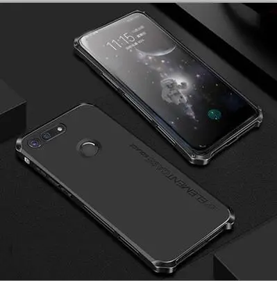 All Black Металлический каркас, чехол для телефона huawei honor View 20, тонкий жесткий алюминиевый Гибридный ПК, корпус для huawei honor View 20, чехлы honor View 20 - Цвет: All Black