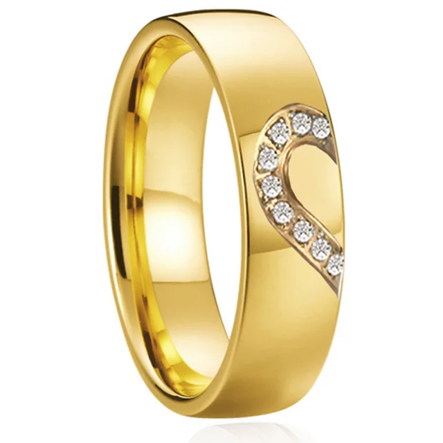 Bijoux africains en acier inoxydable 316l, alliance des amoureux, bagues de mariage, ensembles de Couple pour hommes et femmes
