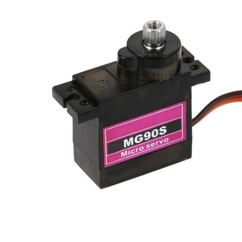 MG90S Micro Metal Gear 9g Servo for RC Plane Helicopter Boat Car 4.8V- 6V Toy airplane accessories #3D09 (7)