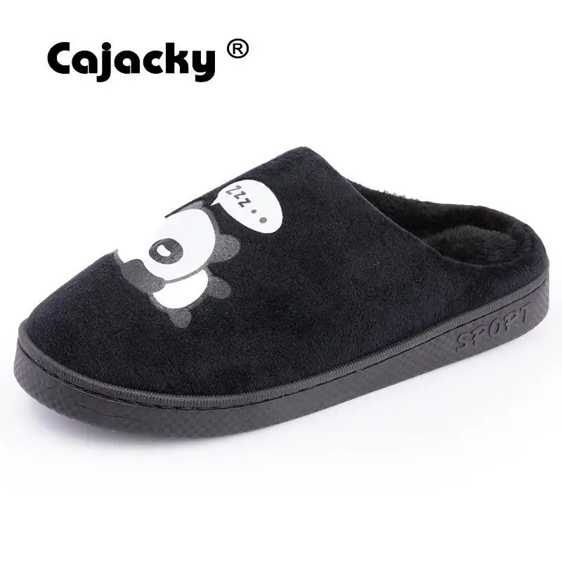 Cajacky-зимние тапочки унисекс размеры 38-45 теплые меховые мужские шлепанцы с