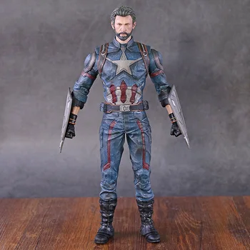 

Original Avengers Endgame Captain America PVC Action Figure Collectible Model Toy 12" 30cm