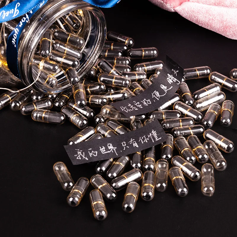 100Pcs Cute Message Capsule Wedding Birthday Bridesmaid Party Favors Romantic Girlfriend Boyfriend Ideas Easter Mothers Day Gift