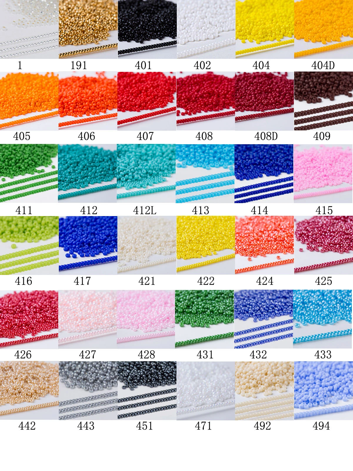 Japanese glass beads