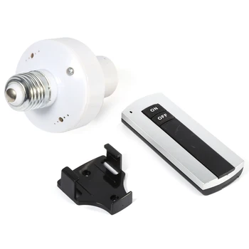 

Professional E27 Screw Wireless Remote Control Light Lamp Bulb Holder Bases Cap Socket Switch Lamp Accessories On Off 220V