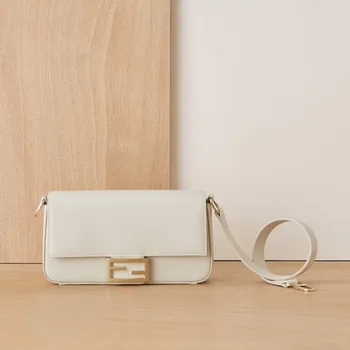

Senior Armpit Bag Woman Package Single Shoulder Genuine Leather Small Square luxury handbags women crossbody bags for designer