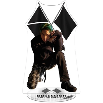 

Kpop EXO Members BAEKHYUN SEHUN Standing Action Figure Acrylic Stande Table Decor Stationery Set