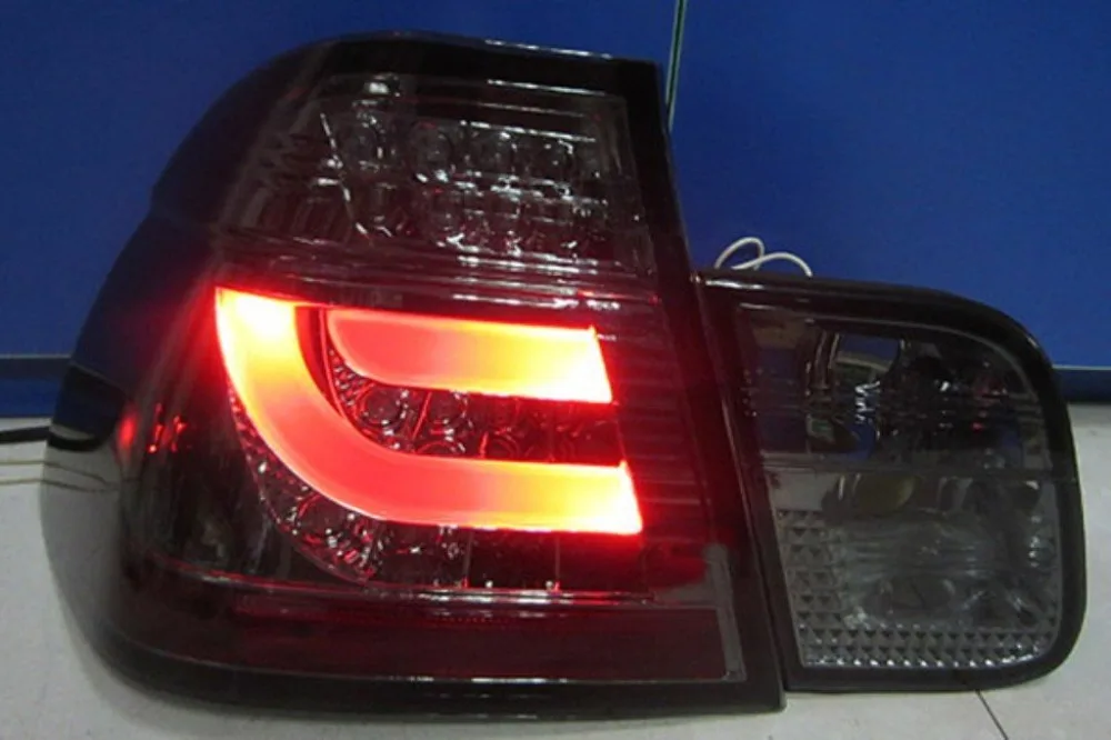 4 шт. для BMW E46 318 320 323 325 330CI 4 двери Светодиодные ленты задних сигнальных огней, задняя лампа 2001 2002 2003 2004 2005 год SN