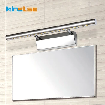 

Modern 3W/5W/7W LED Wall Lamp Bathroom Mirror front Sconces Aluminum StainlessSteel Vanity Bedroom Makeup Wall Lighting Fixtures