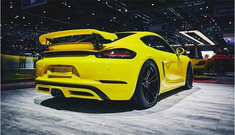 Спойлер для Porsche 718 Cayman Boxster Высокое качество FRP праймер крыло выступ спойлеры