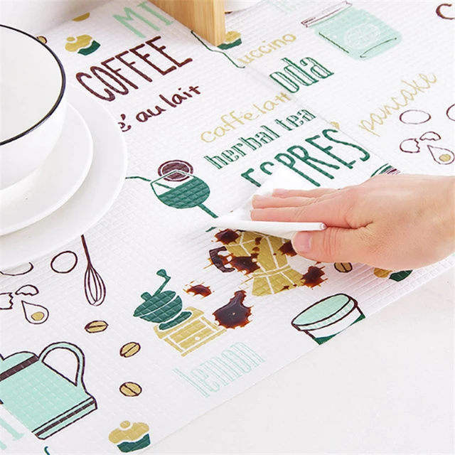 Csatlakozó Olajbiztos Asztali Szőnyeg Konyhaszekrény Szekrény Fiókok Nedvesség Vízálló Mesa Pad Home Heat Relation Placemat - Image 4