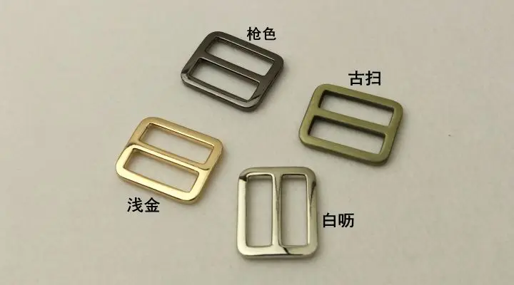 10 Pcs Per Lot Size 1"(2.5cm) Four Colors Metal Clasp For Bags Parts Accessories For Making Handbag Lock Metal Alloy Slides