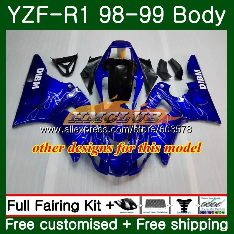 Для кузова Yamaha YZF R 1 YZF 1000 YZF1000 YZF R1 1998 1999 58CL. 11 комплект YZF-1000 YZF-R1 98 99 YZFR1 98 99 обтекатель металлический красное вино стекло