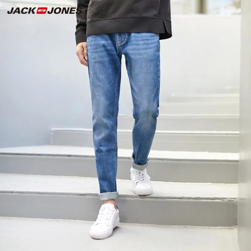 JackJones Men's Slim Fit Denim Pants Stretch Jeans Basic| 220132554 JackJones Men's Slim Fit Denim Pants Stretch Jeans Basic| 220132554