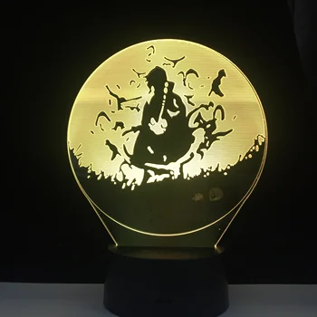 

ITACHI CROWS LED ANIME LAMP NARUTO 3d Lamp Children Bedroom Decoration Remote Control Led Atmosphere Night Light Dropshipping